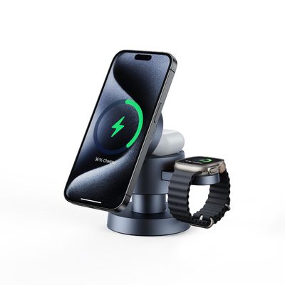Variable Night Light Foldable Wireless Charger Station for Custom Logo Input 9V/1.67A