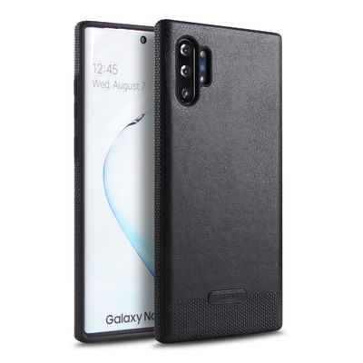 Leather Mobile Phone Covers Samsung Galaxy S10 Plus Customized Logo Personalised Phone Case