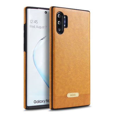 Leather Mobile Phone Covers Samsung Galaxy S10 Plus Customized Logo Personalised Phone Case