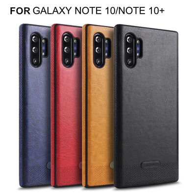 Leather Mobile Phone Covers Samsung Galaxy S10 Plus Customized Logo Personalised Phone Case