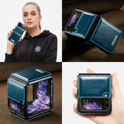Luxury Cellphone Cover For Samsung Galaxy Z Flip 3 Multi Functional Stylish