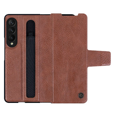 Shockproof Nillkin Aoge Leather Case Samsung Galaxy Z Fold 3 5G Mobile Phone