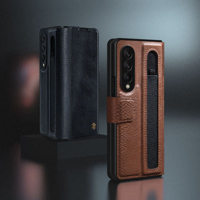Shockproof Nillkin Aoge Leather Case Samsung Galaxy Z Fold 3 5G Mobile Phone