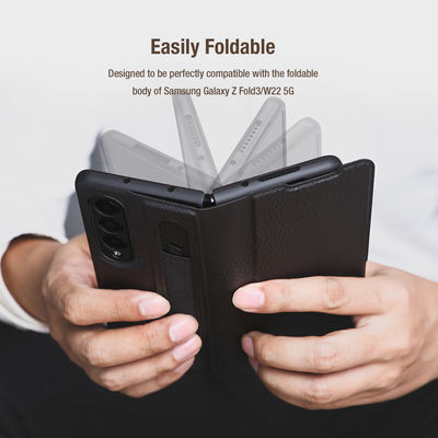 Shockproof Nillkin Aoge Leather Case Samsung Galaxy Z Fold 3 5G Mobile Phone
