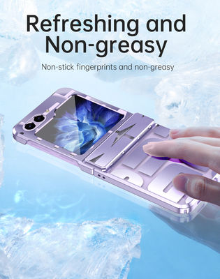 Anti Drop Electroplate PC Cover Samsung Zflip5 Foldable Screen Mobile Phone Case