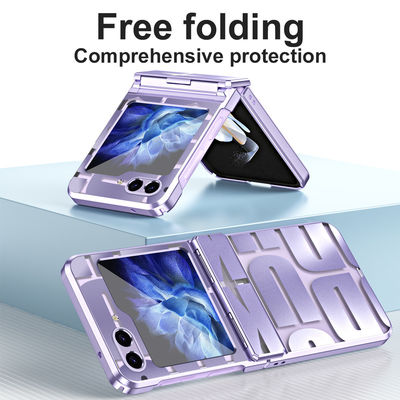 Anti Drop Electroplate PC Cover Samsung Zflip5 Foldable Screen Mobile Phone Case