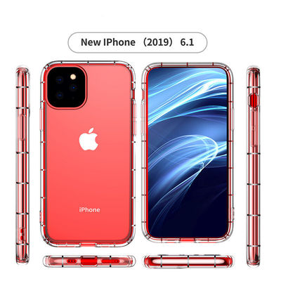 Four Corner Airbag Cover Transparent TPU Mobile Phone Case IPhone XS 6 / 7 / 8 Plus XR Max