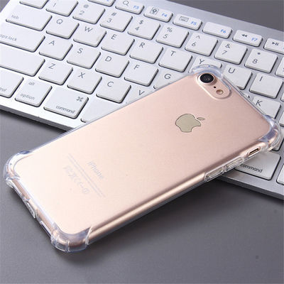 Four Corner Airbag Cover Transparent TPU Mobile Phone Case IPhone XS 6 / 7 / 8 Plus XR Max