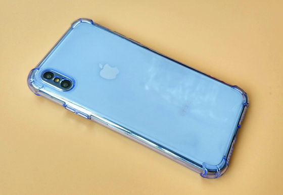 Four Corner Airbag Cover Transparent TPU Mobile Phone Case IPhone XS 6 / 7 / 8 Plus XR Max