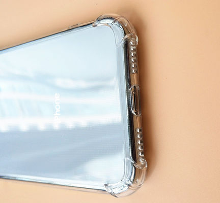 Four Corner Airbag Cover Transparent TPU Mobile Phone Case IPhone XS 6 / 7 / 8 Plus XR Max