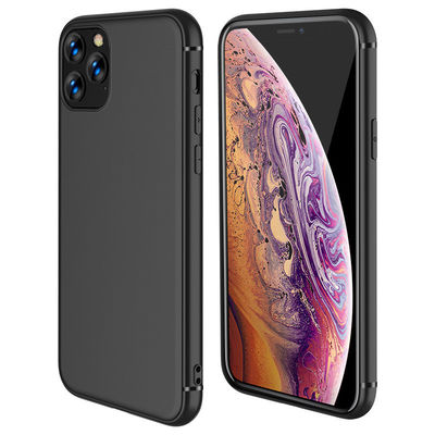 Shockproof Custom Black Phone Cover IPhone 11 Pro Max Matte TPU Protective Mobile Case