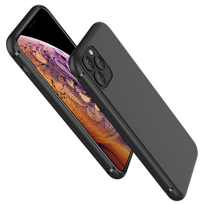 Shockproof Custom Black Phone Cover IPhone 11 Pro Max Matte TPU Protective Mobile Case