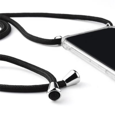 Transparent TPU PC Acrylic Crossbody Strap Mobile Phone Case Iphone X Xs Sports Style
