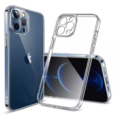 Clear Silicone Mobile Phone Protection Shell for iPhone 13 14 Pro Max Note 10 Plus Transparent PU