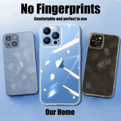 Clear Silicone Mobile Phone Protection Shell for iPhone 13 14 Pro Max Note 10 Plus Transparent PU