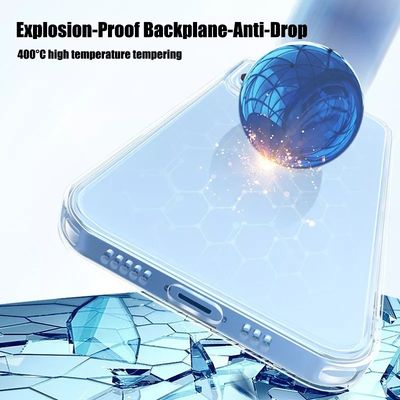 Clear Silicone Mobile Phone Protection Shell for iPhone 13 14 Pro Max Note 10 Plus Transparent PU