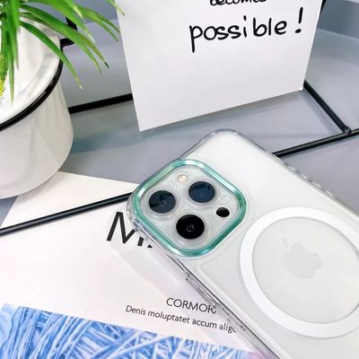 Shockproof Slim Magnetic Phone Cover for iPhone 14 Pro Max Clear Transparent Design