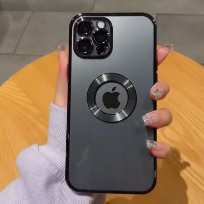 Clear Visible Slim Silicone Shockproof Phone Case With Camera Protector Logo Hole For Iphone 13 Back Cover Iphone 14 Pro Max