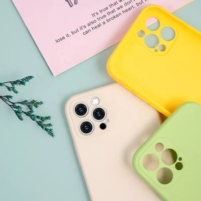 Mobile Phone Cases Frosted Rubber Shockproof Matte Soft Tpu Liquid Silicone Back Cover For Iphone 13 14 Pro Max