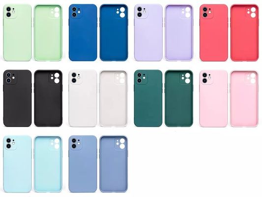 Mobile Phone Cases Frosted Rubber Shockproof Matte Soft Tpu Liquid Silicone Back Cover For Iphone 13 14 Pro Max