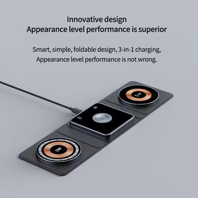 Foldable 3 In 1 Wireless Charger The Perfect Charging Solution for Phone Watch and Earphone