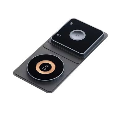 15W Fast Charging 2 In 1 Foldable Wireless Charger with QC3.0 Function and Magnetic Design