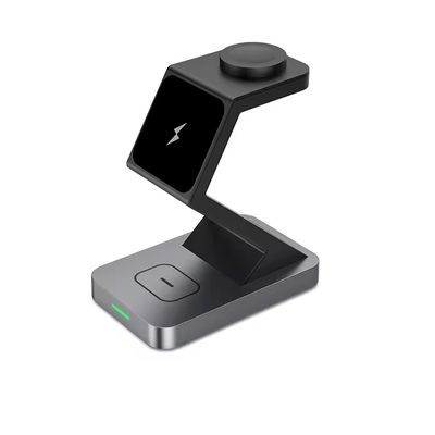 15W Maximum Output Power 3 In 1 Wireless Charger for iPhone 12 13 14 15 Type C Input Port