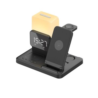 ABS PC Material Magnetic Wireless Charger for 6 in 1 Fast Charging and Portable Foldable Design
