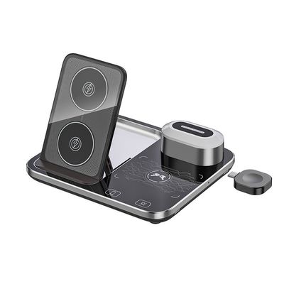 3 in 1 Wireless Charger Stand Holder for iPhone iWatch Airpods 30W Maximum Output Power Magnetic Multifunction Station