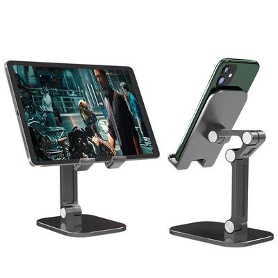Foldable Lazy Smart Desk Cell Phone Holder For iPad Tablet Mobile Aluminum Alloy Desktop Phone Stand Lightweight and Durable Design