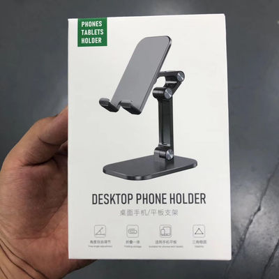 Foldable Lazy Smart Desk Cell Phone Holder For iPad Tablet Mobile Aluminum Alloy Desktop Phone Stand Lightweight and Durable Design