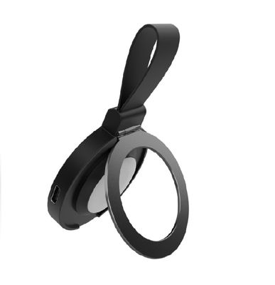 2 In 1 Foldable Mini Magnetic Finger Ring Wireless Charger with ABS PC Aluminum Alloy Material