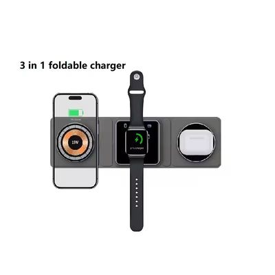 Foldable Wireless Charger with OTP Protection 6.5V-9V/2A Output Voltage and Current