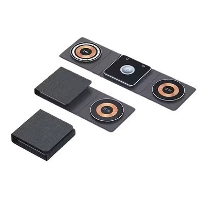 Foldable Magnetic Wireless Charger 3 in 1 for Phone Charging Station