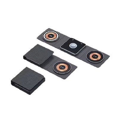 Foldable 3 in 1 Wireless Charger 6.5V-9V/2A Output Voltage and Current for Travel