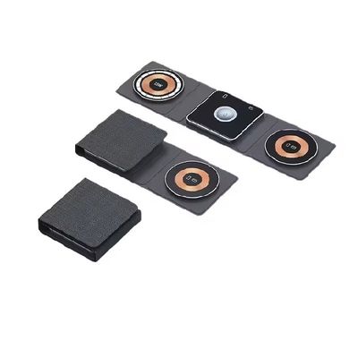 Mobile Phone Foldable Wireless Charger 3 In 1 with Magnetic Design