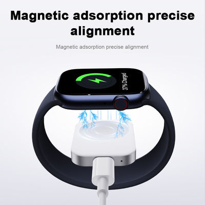 Mini Smart Watch Charger with 2.5W Maximum Output Power Portable Wireless Magnetic Charger 4.3*3.1*0.7CM
