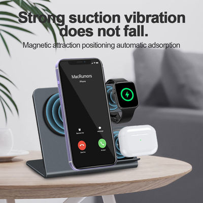 15W Multifunction Fast Charger 3 In 1 Wireless Charger For Iphone 15 14 13 12 Pro Max