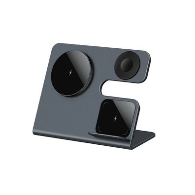 Type C Input Port 3 In 1 Wireless Charger Fast Charging for Phone Earbuds Desktop