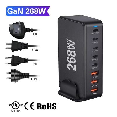 8 In 1 Usb C Mobile Phone Charger Adapter with Private Mold and PD 3.0