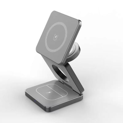 Fast Charging Multifunction 3-In-1 Foldable Magnetic Wireless Charger for Phone